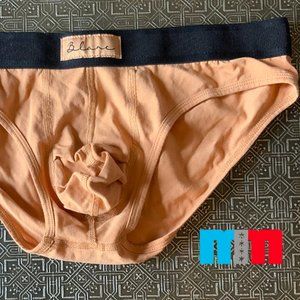 BLANC MENSWEAR LIGHT ORANGE BRIEF (MED)